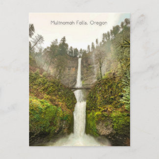 Carte Postale Cascade de Multnomah Falls Oregon