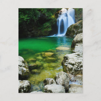 Carte Postale Cascade de Sum dans la gorge de Vintgar, près de B