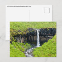 Cascade de Svartifoss à Skaftafell - Islande