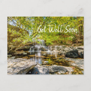 Carte Postale Cascade de Tanyard Creek en automne  Prompt rétabl