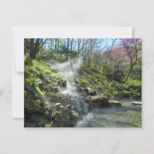 Carte Postale Cascade d'eau chaude