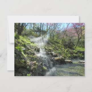 Carte Postale Cascade d'eau chaude