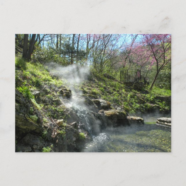 Carte Postale Cascade d'eau chaude (Devant)