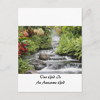 Carte Postale Cascade - Dieu stupéfiant