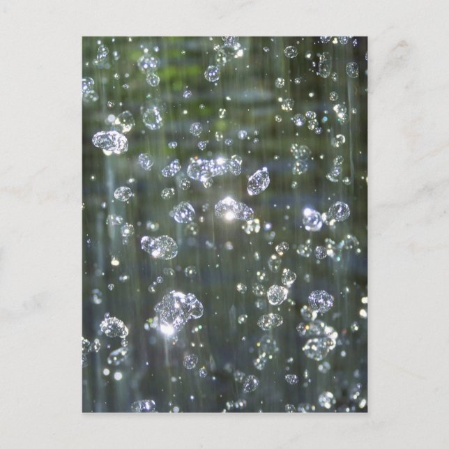 Carte Postale Cascade étincelante (Devant)