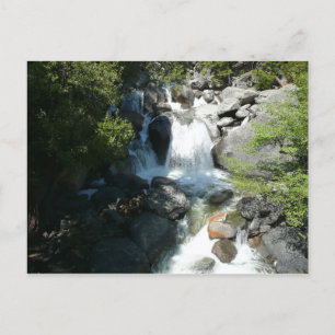 Carte Postale Cascade Falls dans le parc national de Yosemite