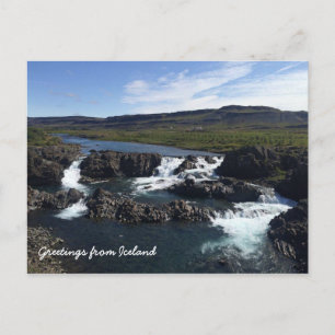 Carte Postale Cascade islandaise