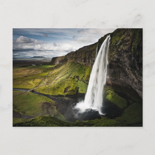 Carte Postale Cascade | Islande de Seljalandsfoss (Devant)