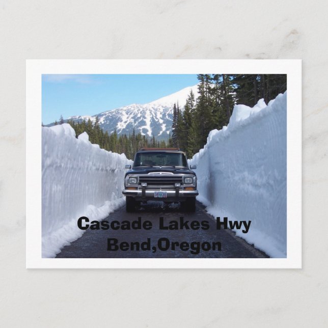 Carte Postale Cascade Lakes Hwy Bend, Oregon (Devant)