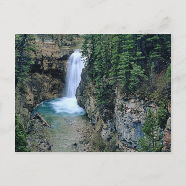 Carte Postale Cascade sur le ruisseau Falls à Lewis et Clark (Devant)
