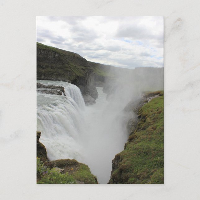 Carte Postale Cascade verte (Devant)