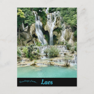 Carte Postale Cascades à Luang Prabang Laos