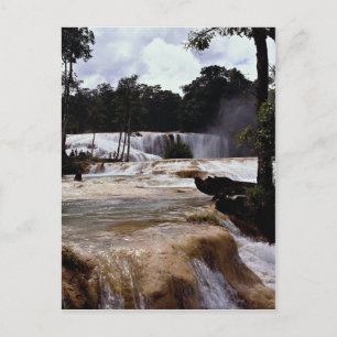 Carte Postale Cascades d'Agua Azul, État du Chiapas, Mexique