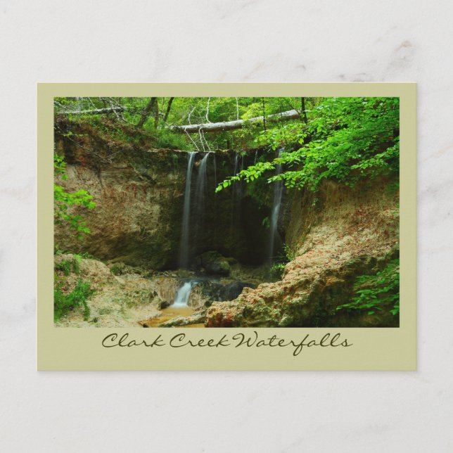 Carte Postale Cascades de Clark Creek (Devant)