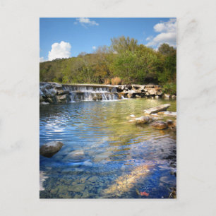 Carte Postale Cascades du ruisseau Barton à Austin Texas 2
