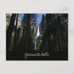 Carte Postale Cascades et bois de Yosemite