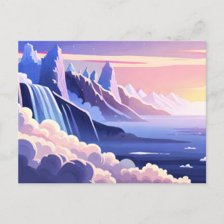 Carte Postale Cascades Gracieuses