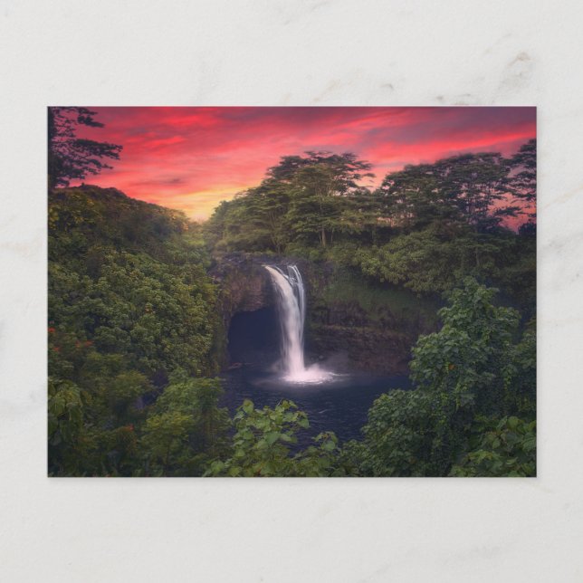 Carte Postale Cascades | Rainbow Falls, Hilo, Hawaii (Devant)