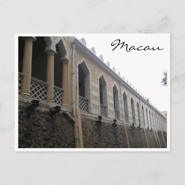 Carte Postale caserne maure de macau (Devant)