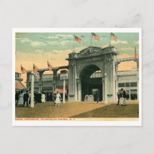 Carte Postale Casino, Wildwood, New Jersey 1917 Vintage