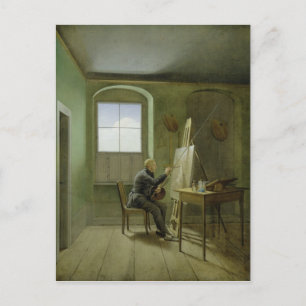 Carte Postale Caspar David Friedrich dans son studio, 1811