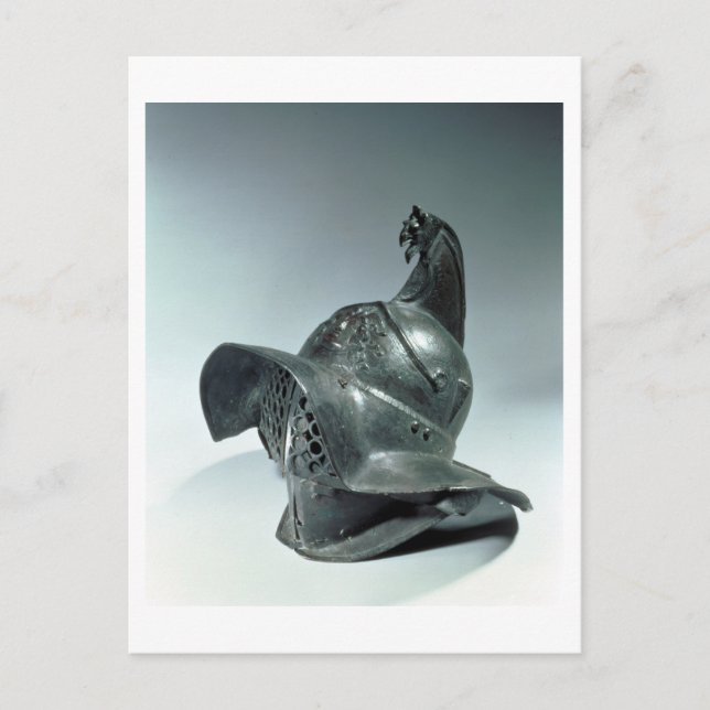 Carte Postale Casque de bronze de Thrace gladiateur, Roman, 1ère (Devant)