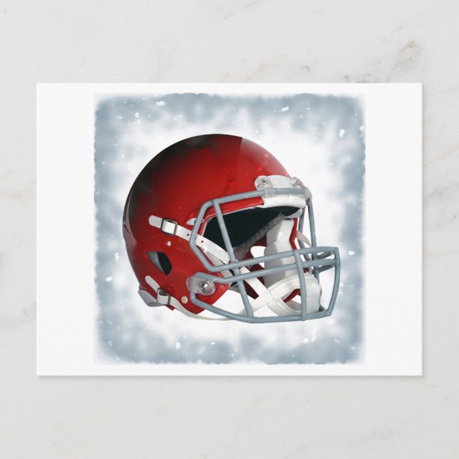 Carte Postale Casque de football Pop Art (Devant)