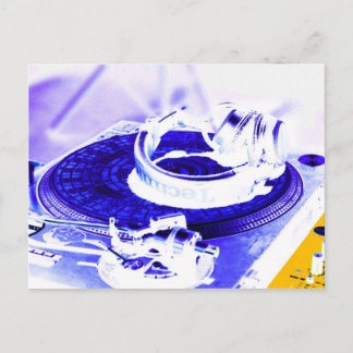 Carte Postale Casque DJ 4