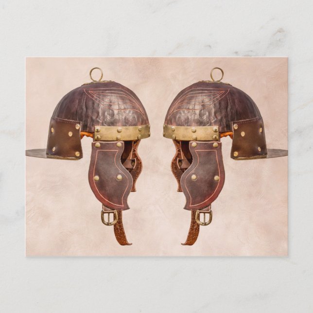 Carte Postale Casque militaire romain antique (Devant)