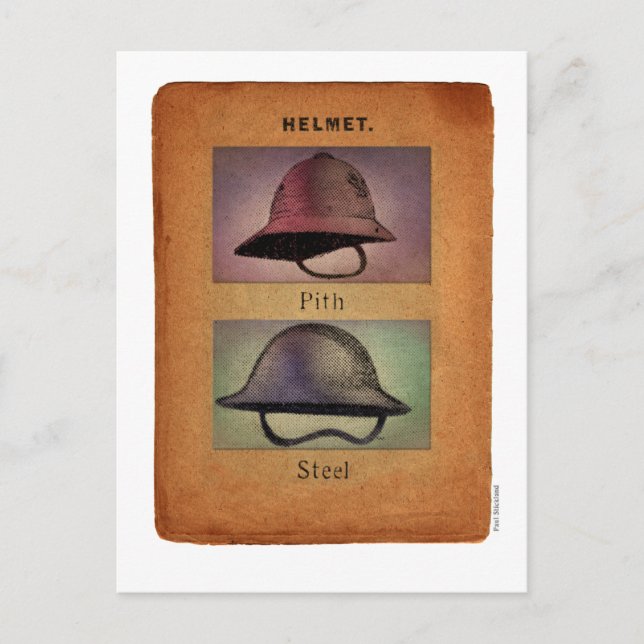 Carte Postale Casques Steampunk (Devant)