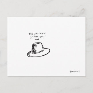 Carte postale casquette