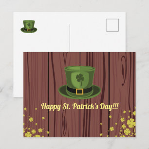Carte Postale Casquette de Saint Patrick