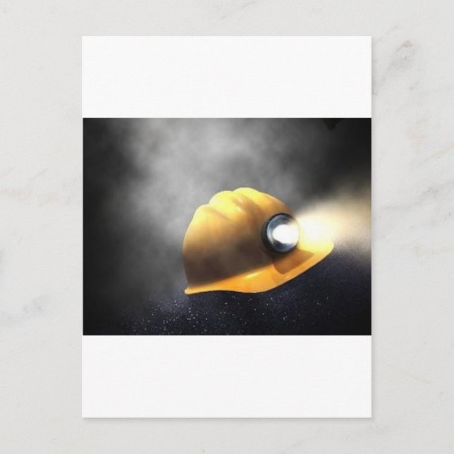 Carte Postale casquette des mineurs de charbon (Devant)