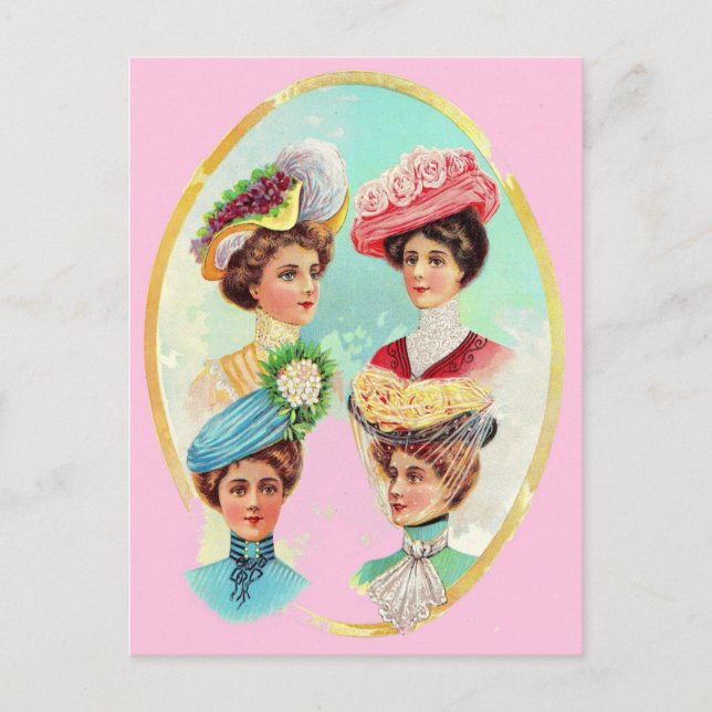 Carte Postale casquette d'été 1910 (Devant)