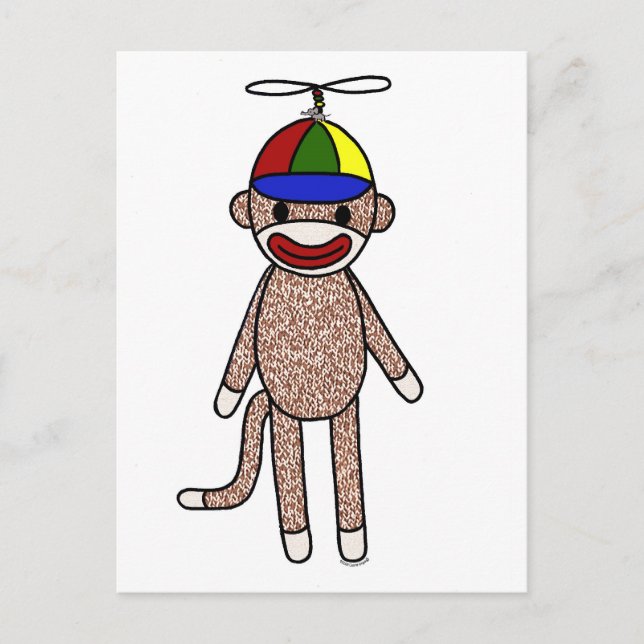 Carte Postale Casquette d'hélice de singe de réserve (Devant)