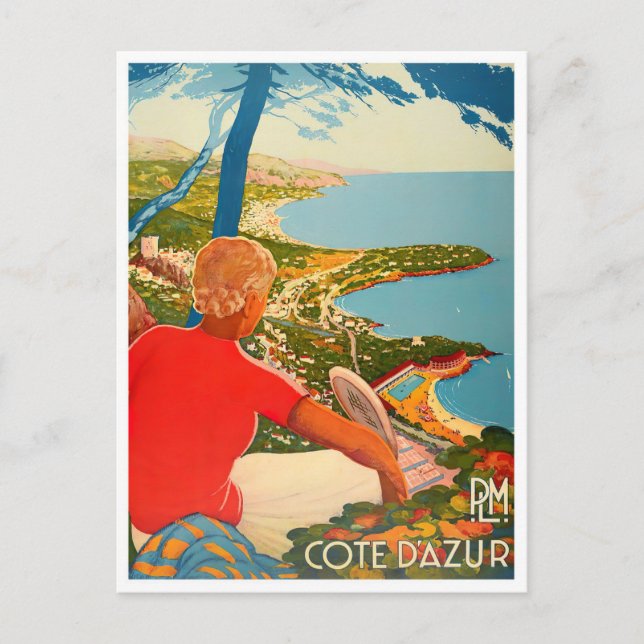 Carte Postale Casquette Martin Roquebrune France (Devant)