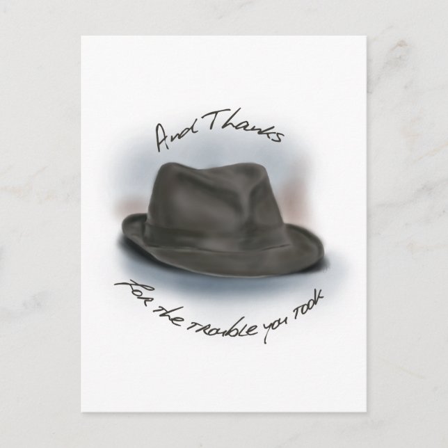 Carte Postale Casquette pour Leonard 1 (Devant)