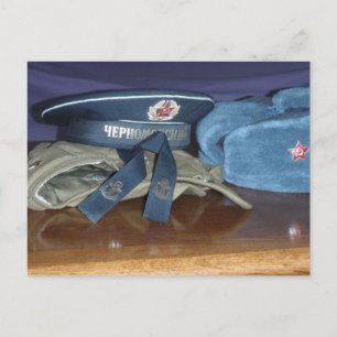 Carte Postale Casquettes militaires russes