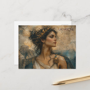 Carte Postale Cassandre Belle Déesse Grecque