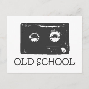 Carte Postale Cassette Old School !