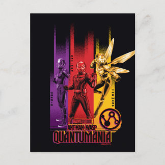 Carte Postale Cassie, Ant-Man et le groupe graphique de la Guêpe