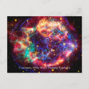 Carte Postale Cassiopée, Voies Lactées La Plus Jeune Supernova