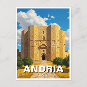 Carte Postale Castel del Monte Andria Italie Voyage