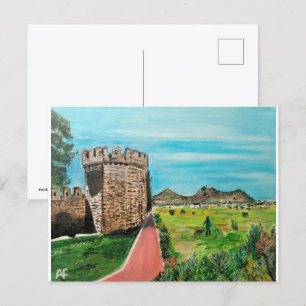 Carte Postale Castell de Benisanó Peinture d'Alfred Fox