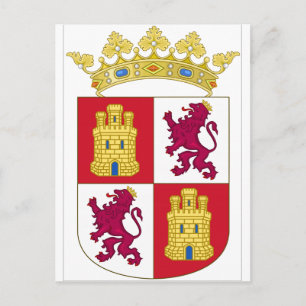 Carte Postale Castilla y Leon (Espagne) Armoiries