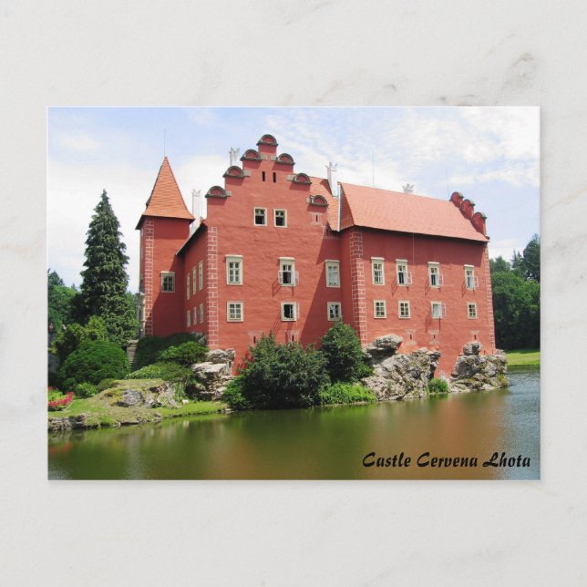Carte postale Castle Cervena Lhota (Devant)