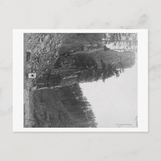 Carte Postale Castle Rock entre Hill City et Rockerville (Devant)