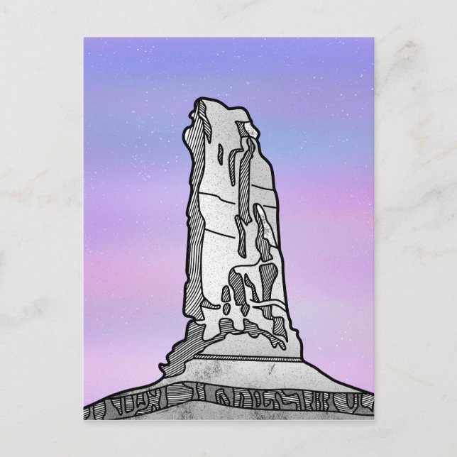 Carte Postale Castle Tower Castleton Rock (Devant)