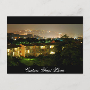 Carte Postale Castries. Sainte-Lucie