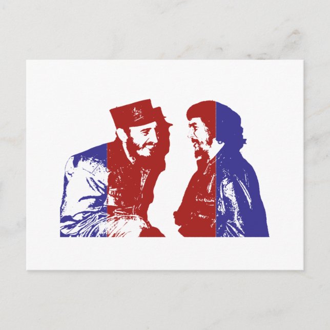 Carte Postale Castro et Che (Devant)